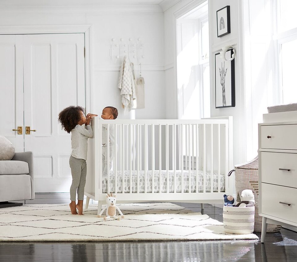 West Elm x PBK MidCentury Cot Pottery Barn Kids Australia